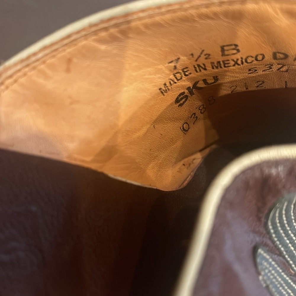 Sonora cactus motive Brown and Cream Design Women’s Mules - Picture 3 of 4